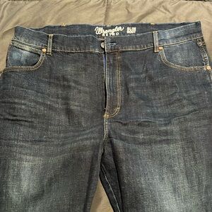 NWOT - 42x34 Men’s Wrangler Retro (Slim Bootcut) dark wash